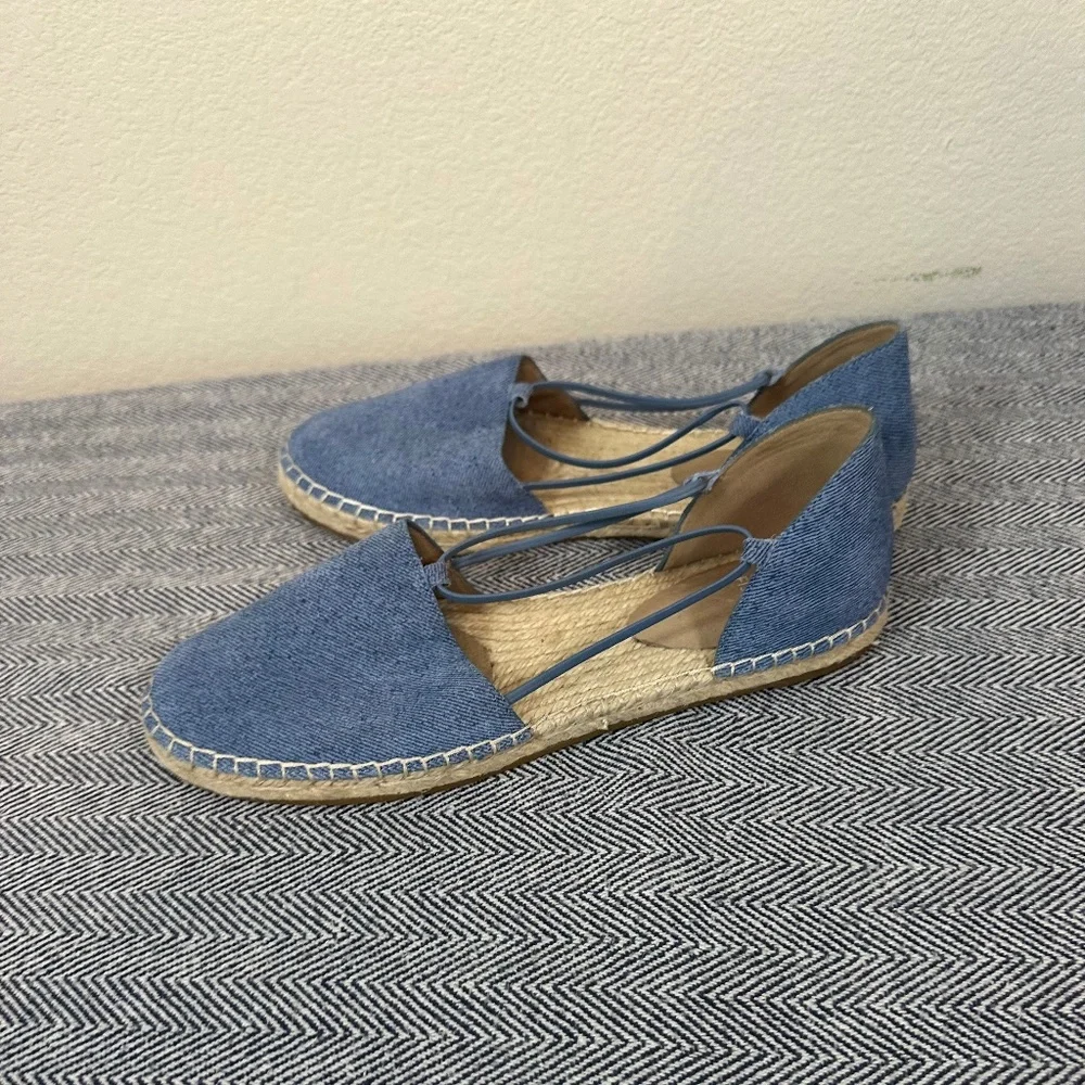 Eileen Fisher -  Lee Jean Espadrille Flat